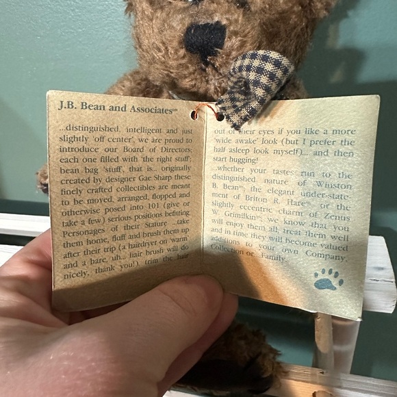 The Boyd’s Collection Ltd Brown Teddy Bear with Bow Tie ❤️🔥 - Picture 3 of 5